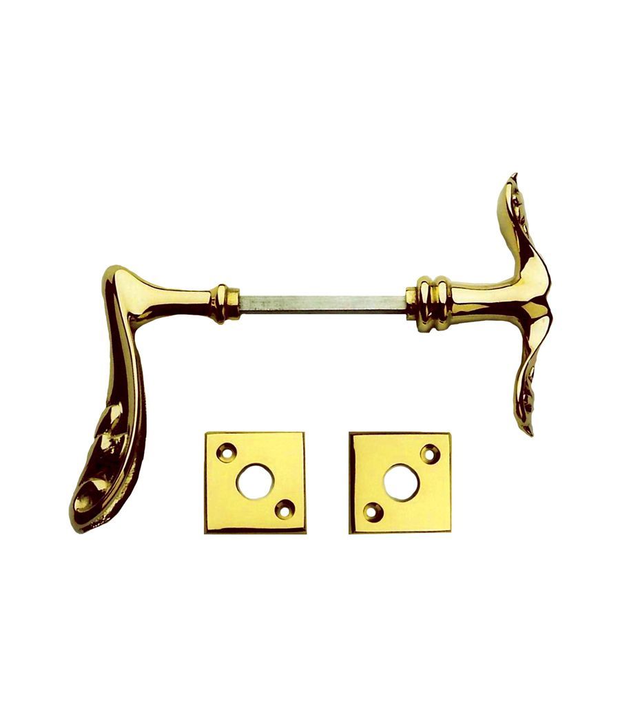 Pair Of Modernist Handles With Drawing Leaves