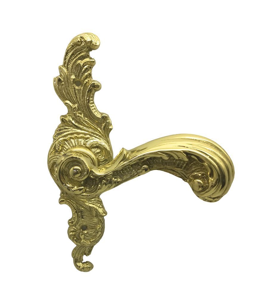 Pair Of Handles With Short Plate Of Louis XV Style