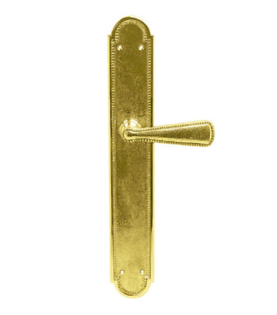 Set Of Pearls Handle Of Second Empire Style With Long Plate